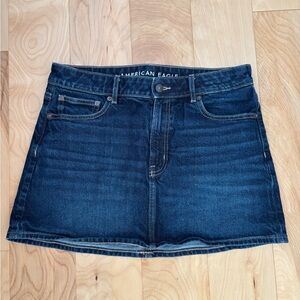 American Eagle Outfitters Dark Indigo Mini Skirt